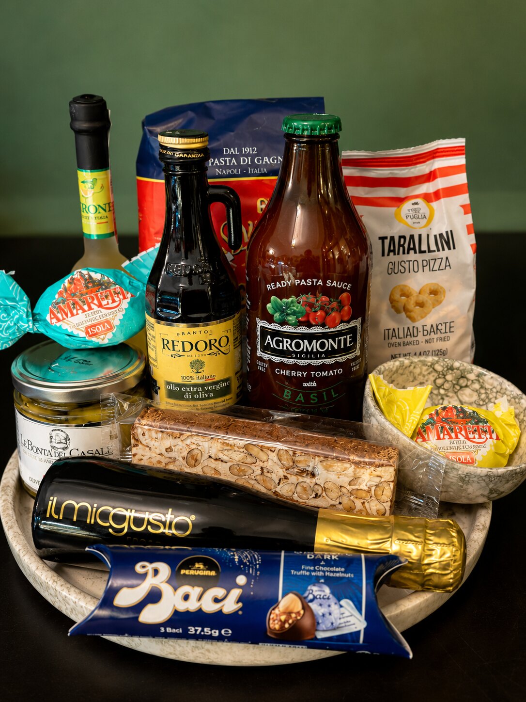 Persoonlijk samengesteld Italiaans cadeaupakket